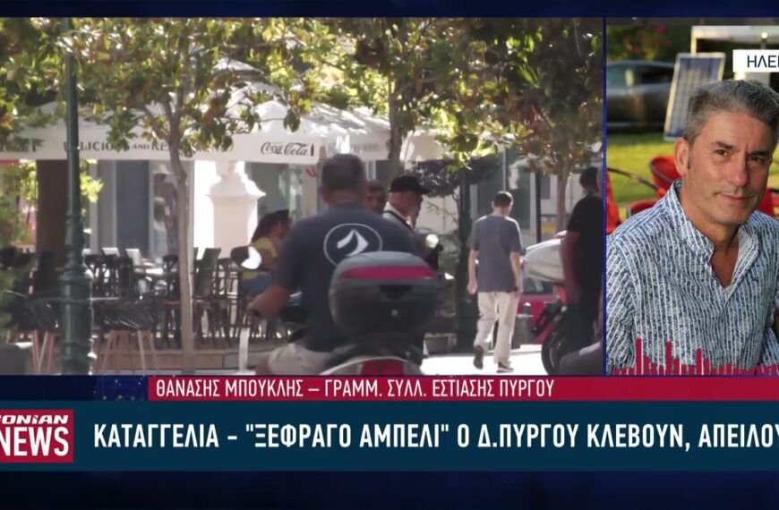 Καταγγελία – «Ξέφραγο αμπέλι» ο Δ. Πύργου κλέβουν, απειλούν (ΒΙΝΤΕΟ)