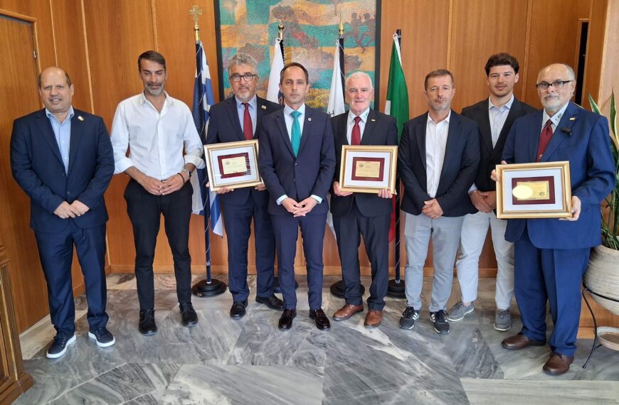 Σε Ολυμπία και Αμαλιάδα Αντιπροσωπεία της ICG για τους Παγκόσμιους Παιδικούς Αγώνες (ΦΩΤΟ)