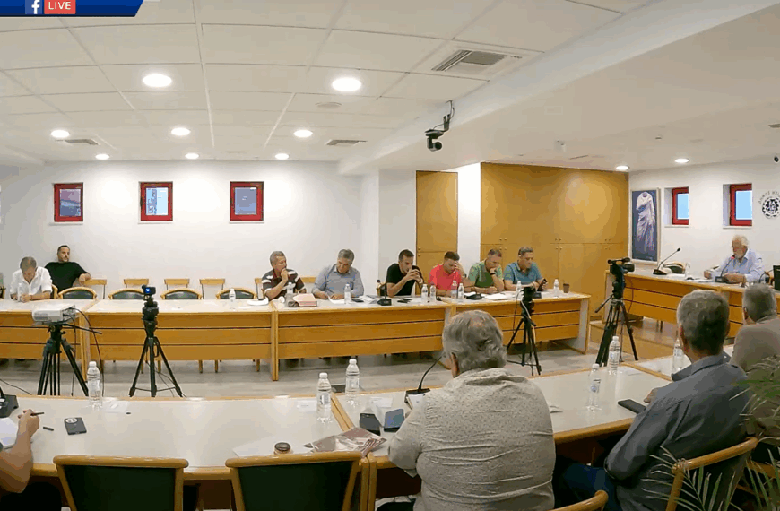 Ήλιδα: Διπλή συνεδρίαση του Δημοτικού Συμβουλίου αυτή την Πέμπτη 18 Σεπτεμβρίου