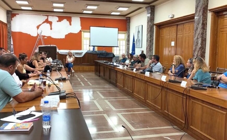 Συνάντηση της Αντιδημάρχου κας Ρούλας Αλικάκη με Πολιτιστικούς Συλλόγους του Δήμου Πύργου