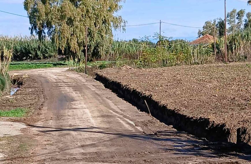 Ολοκληρώθηκαν οι βελτιωτικές εργασίες στο δίκτυο αγροτικής οδοποιίας σε Κουρτέσι και Νεοχώρι (ΦΩΤΟ)
