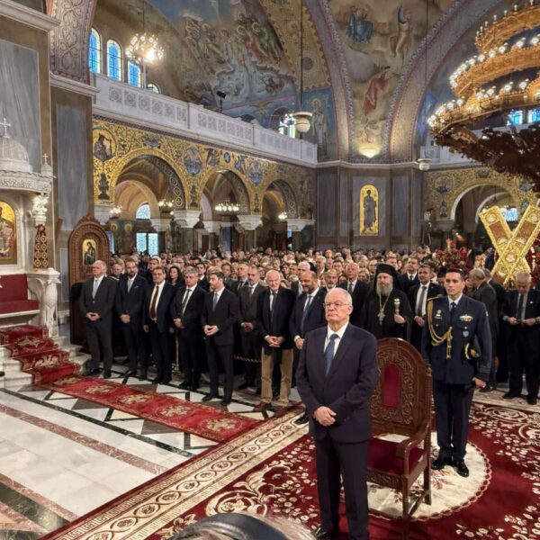 Ο Νεκτάριος Φαρμάκης στην Πάτρα για τον εορτασμό του Πολιούχου Αποστόλου Ανδρέα