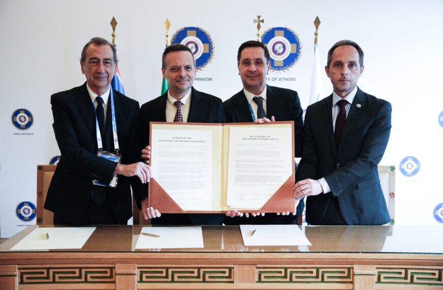 Στην Αθήνα ο Δήμαρχος Αρχαίας Ολυμπίας για την Υπογραφή της Διακήρυξης της Ολυμπιακής Εκεχειρίας και την Τελετή Παράδοσης της Ολυμπιακής Φλόγας (ΦΩΤΟ)