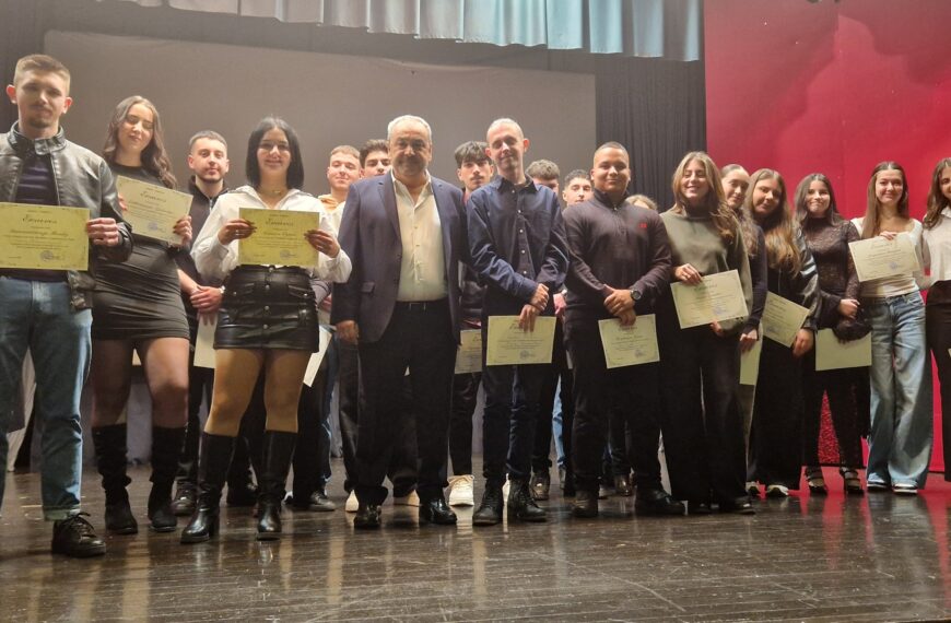 Ο Δήμος Πηνειού τίμησε τους επιτυχόντες μαθητές για την εισαγωγή τους στην Τριτοβάθμια Εκπαίδευση