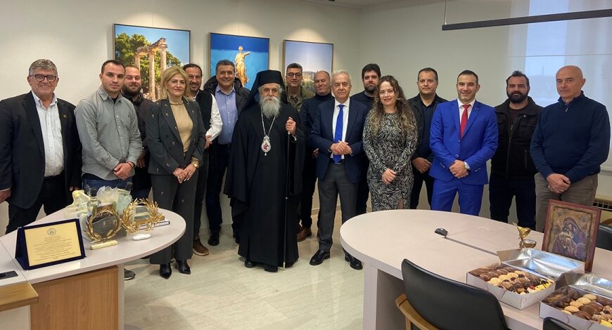 Τελετή Αγιασμού για το νέο έτος στο Επιμελητήριο Ηλείας