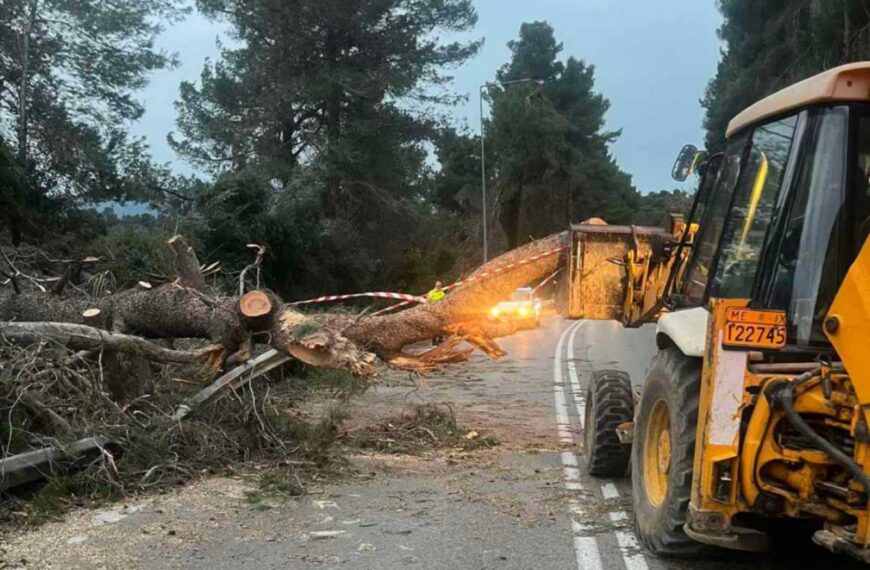 Η Περιφέρεια Δυτικής Ελλάδας βρέθηκε στην πρώτη γραμμή απέναντι στην κακοκαιρία
