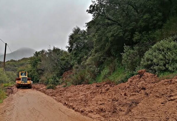 Νέα ενημέρωση γα το οδικό δίκτυο σε Κοινότητες της Ζαχάρως μετά τις κατολισθήσεις