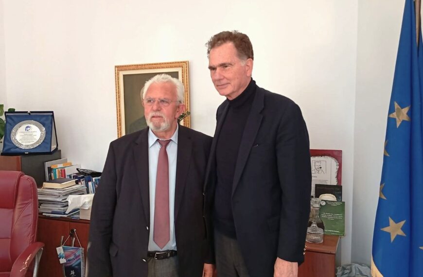 Συνάντηση του δημάρχου Ήλιδας με τον Ευρωβουλευτή Νίκο Παπανδρέου