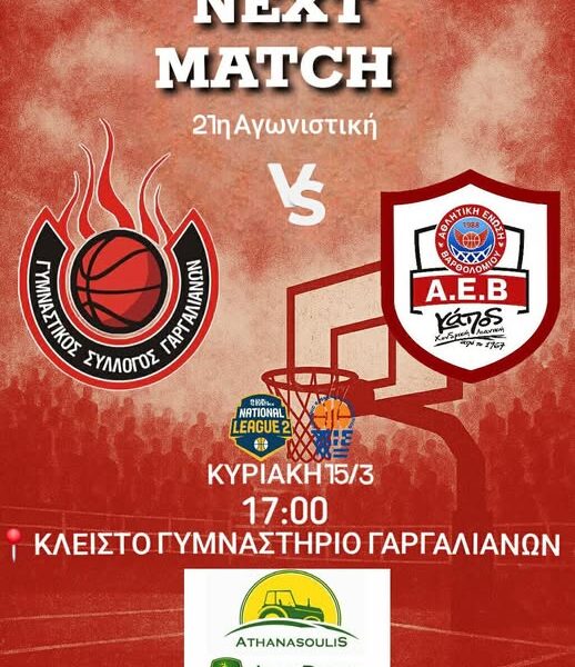 Αθλητική Ένωση Βαρθολομιού vs Γ.Σ. Γαργαλιάνων