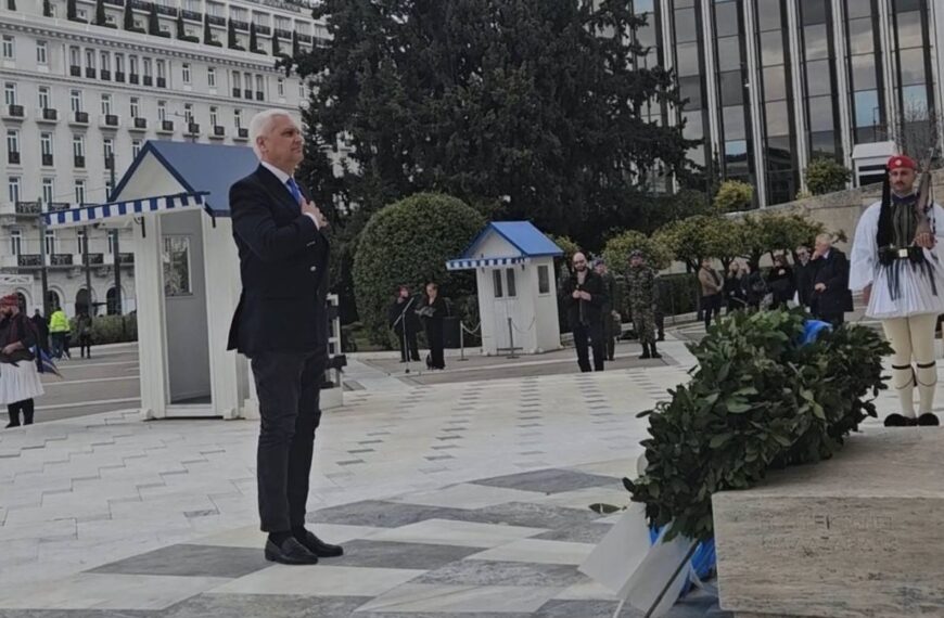 Ο Φωκίων παρών Ζαΐμης στην Ημέρα Μνήμης των Αγωνιστών της Επανάστασης