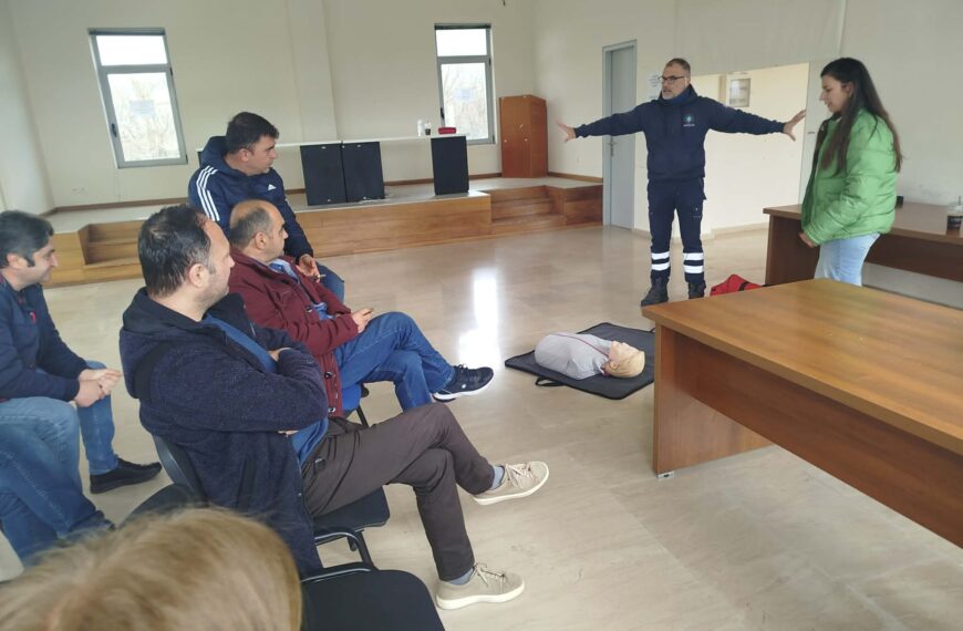 Ολοκληρώθηκε το Σεμινάριο Πρώτων Βοηθειών και ΚΑΡΠΑ στον Δήμο Αρχαίας Ολυμπίας