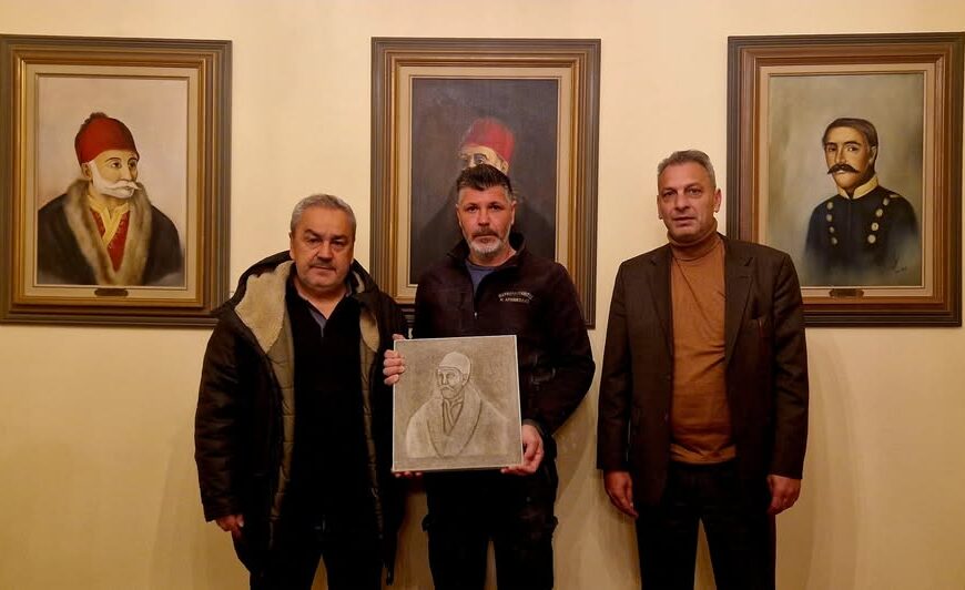 Πηνειός: Δωρεά σκαλιστού έργου με την προτομή του ήρωα της Επανάστασης του 1821, Γεώργιου Σισίνη