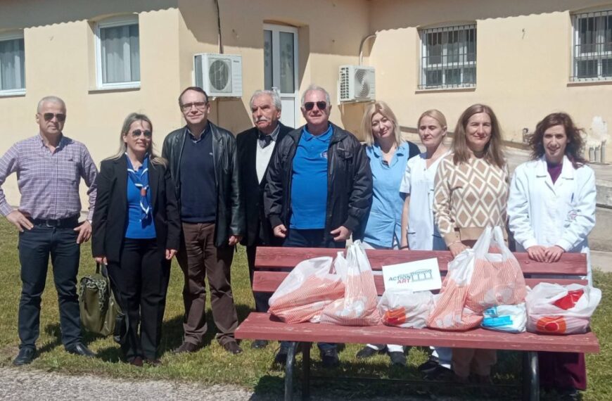 Πύργος: Προσφορά αγάπης στη Νέα Βασιλειάδα από τον Οργανισμό International Action Art