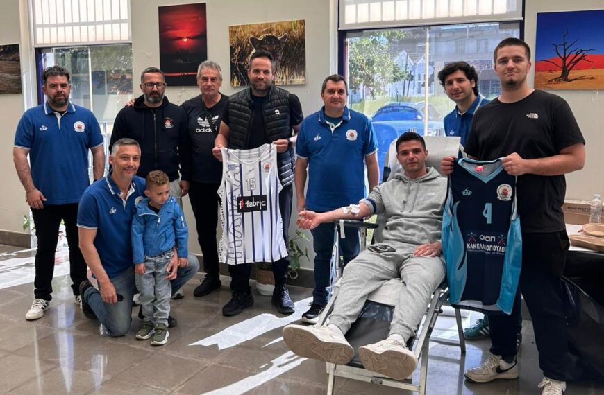 Α.Σ.Α. Ήλιδας: Από το παρκέ στην προσφορά ζωής με εθελοντική αιμοδοσία! (ΦΩΤΟ)