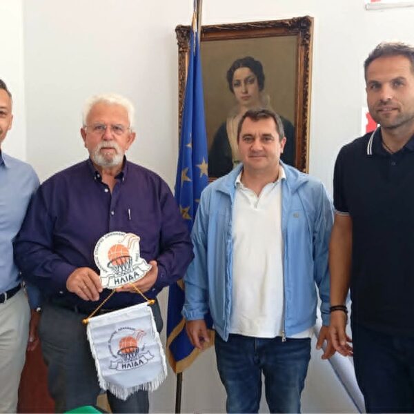 Ήλιδα: Συνάντηση του Δημάρχου με τη διοίκηση της ΗΛΙΔΑ BC μετά την άνοδο στην Α1 ΕΣΚΑΗ