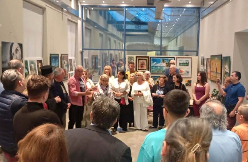 Ήλιδα: Με επιτυχία πραγματοποιήθηκαν τα εγκαίνια της έκθεσης ζωγραφικής «Αισθήματα και Χρώματα»!