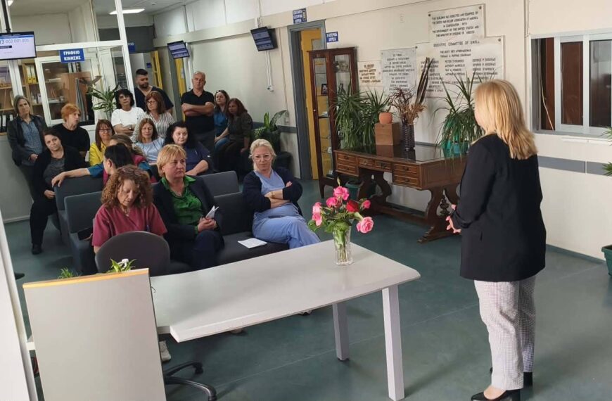 Τιμητική εκδήλωση στη Νοσηλευτική Μονάδα Κρεστένων για την Παγκόσμια Ημέρα Νοσηλευτή