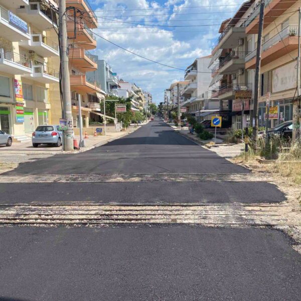 Νέος ασφαλτοτάπητας από τον Δήμο Πύργου στην οδό Κοκκίνου