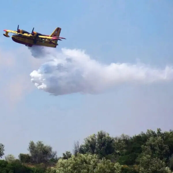 Φωτιά σε αγροτοδασική έκταση στη Βάρδα – Ισχυρές επίγειες και εναέριες δυνάμεις στη μάχη με τις φλόγες
