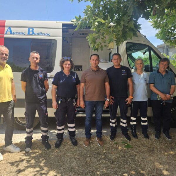 Ζαχάρω: Το κλιμάκιο του ΕΚΑΒ επισκέφθηκε ο δήμαρχος