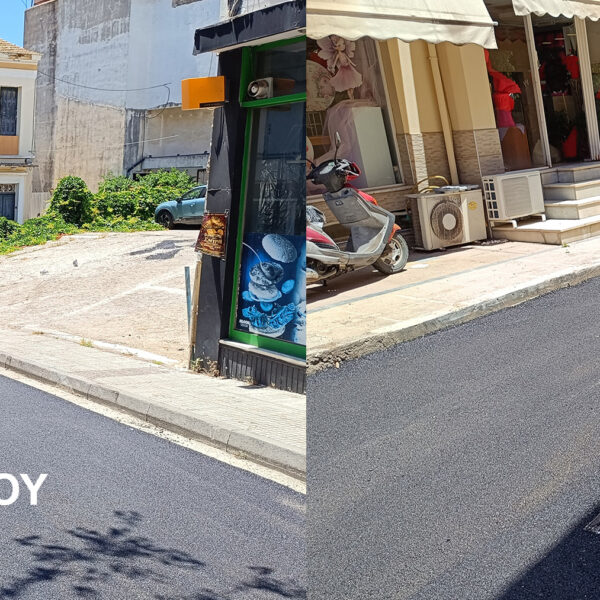 Σε εξέλιξη έργα ασφαλτόστρωσης στον Πύργο και σε κοινότητες