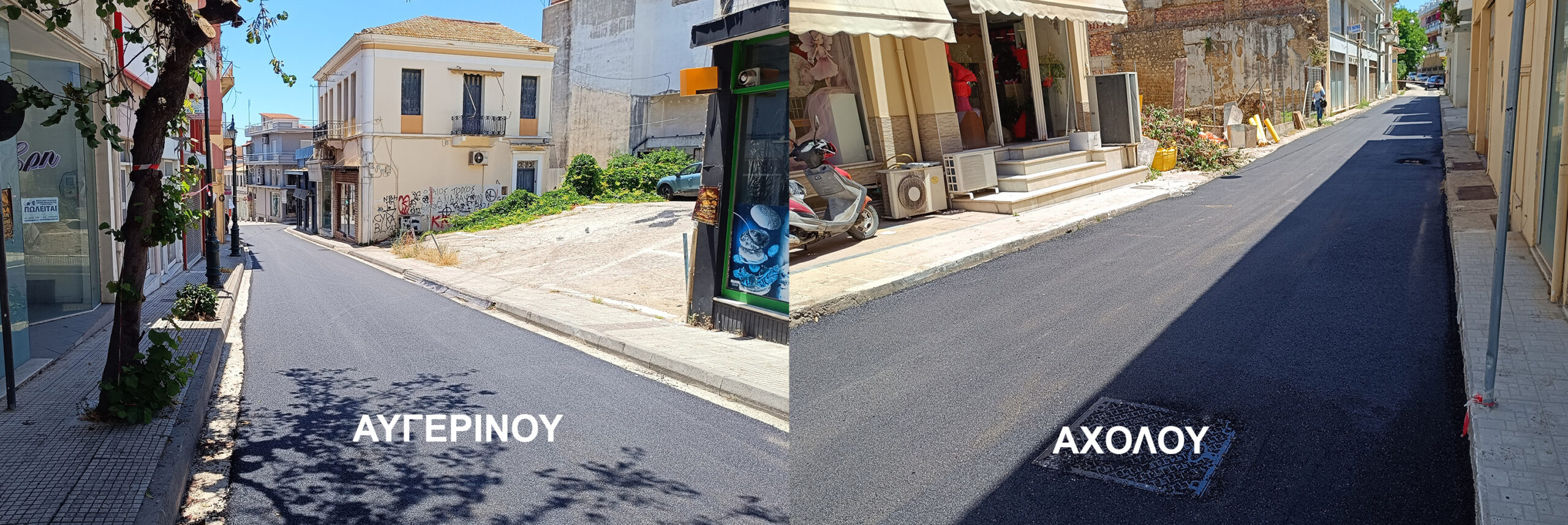 Σε εξέλιξη έργα ασφαλτόστρωσης στον Πύργο και σε κοινότητες