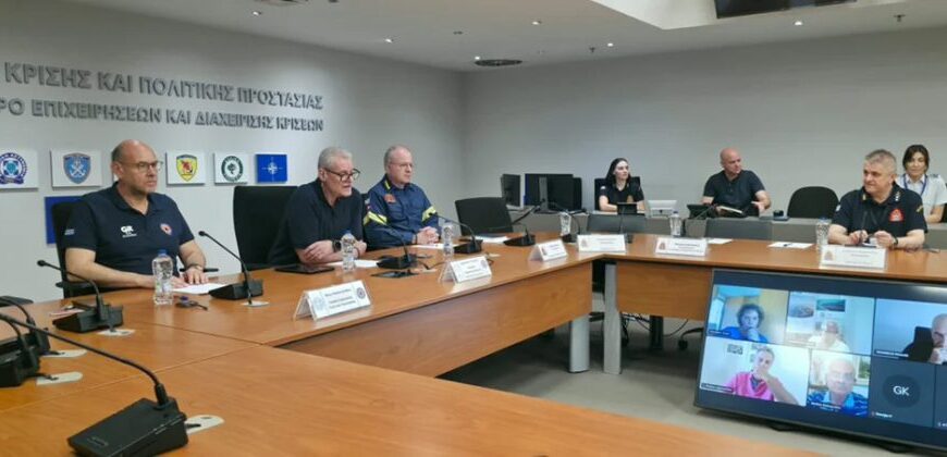 Συνεδρίασε χθες, Κυριακή 19 Ιουλίου, η Επιτροπή Εκτίμησης Κινδύνου για τον επερχόμενο ήπιο καύσωνα