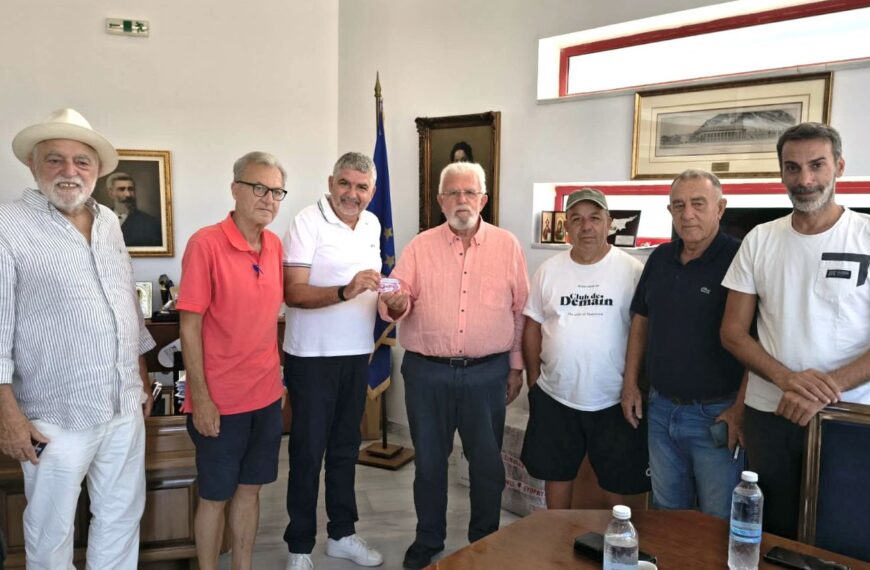 Συνάντηση του Δημάρχου Ήλιδας με τη Διοίκηση του Αστέρα Αμαλιάδας