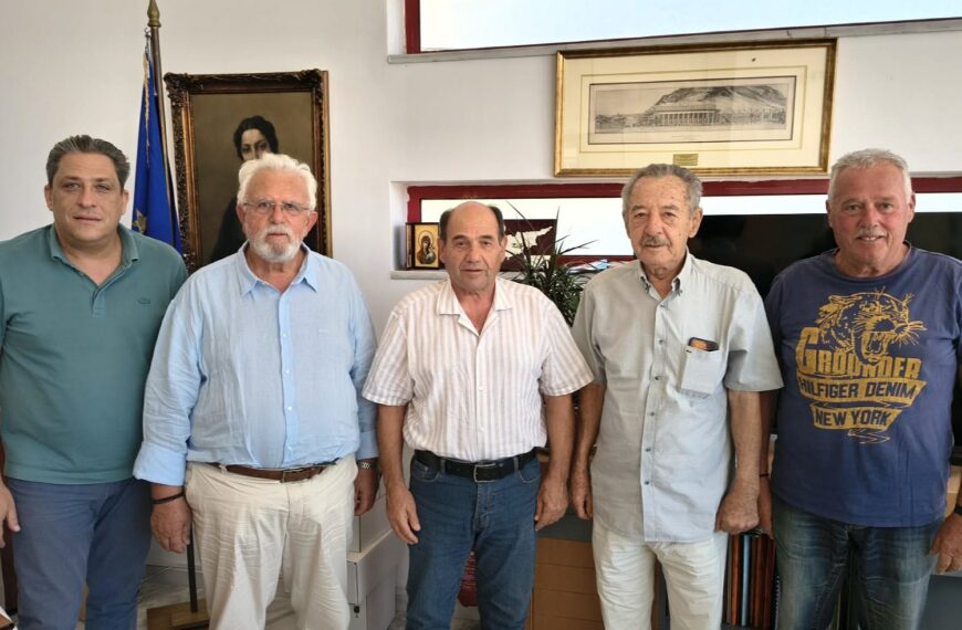 Συνάντηση του Δημάρχου Ήλιδας με τον αναπλ. Τομεάρχη Υγείας της ΕΛ.Α.Σ. Γιώργο Μπουλμπασάκο