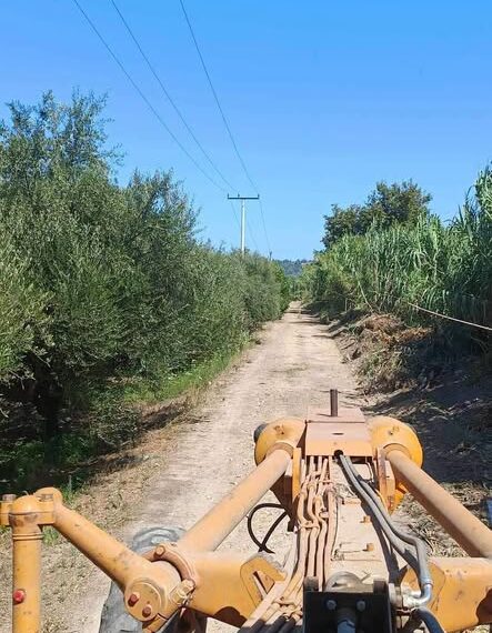 Συνεχίζονται τα έργα στο αγροτοδασικό δίκτυο του Δήμου Πύργου