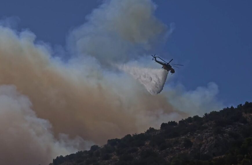 Νέα πυρκαγιά στη Σκιλλουντία προς Πλουτοχώρι