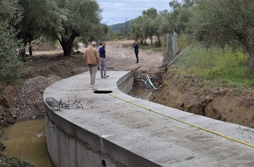 Μεγάλο αντιπλημμυρικό έργο στην Ηράκλεια για την προστασία κατοίκων και υποδομών